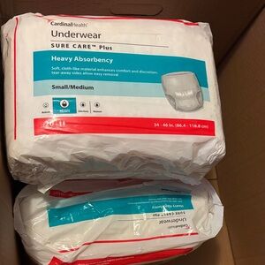 Cardinal Health Sure Care Plus Heavy Absorbency Underwear -34 count- 4 packs